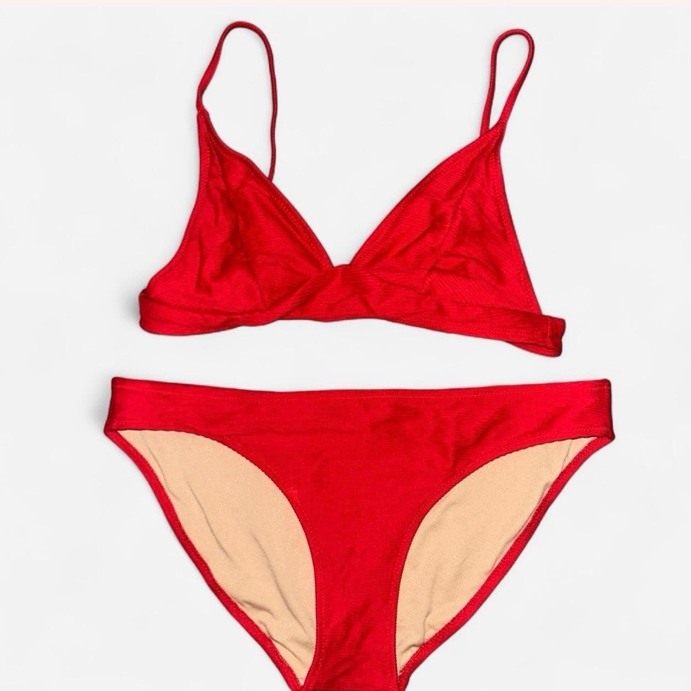 Old Navy Bold Red Bikini Set